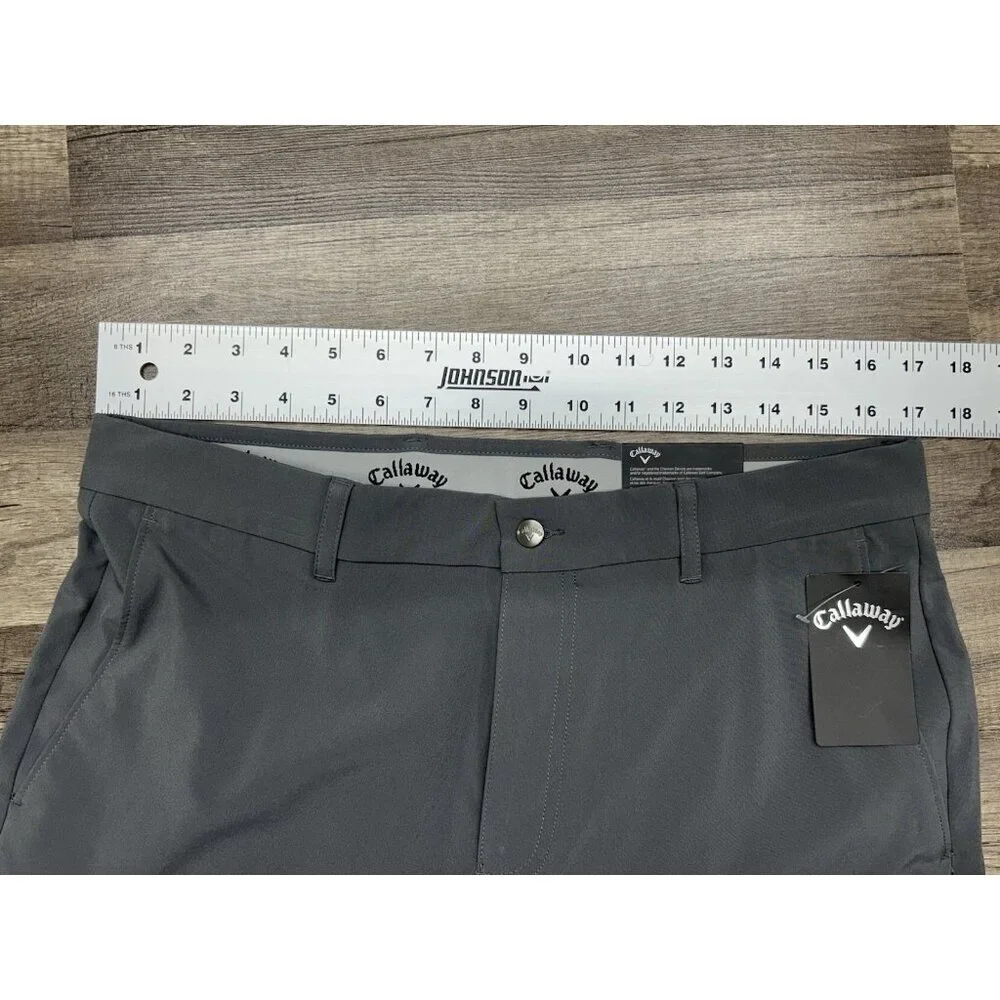 CALLAWAY GOLF PERFORMANCE PANTS Size 32x34 (actual 34x34) Grey STRETCH OPTI DRI